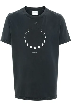Courrèges Camiseta con parche del logo