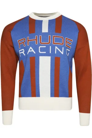 Rhude Jersey con logo en intarsia