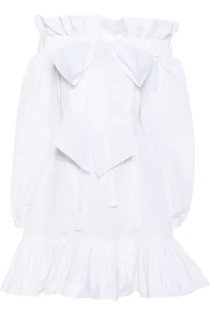 Patou Vestido corto Volume con volantes