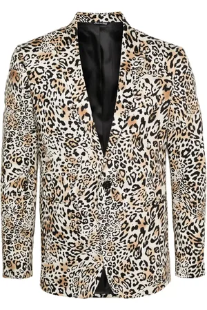 ERALDO Blazer con estampado de leopardo