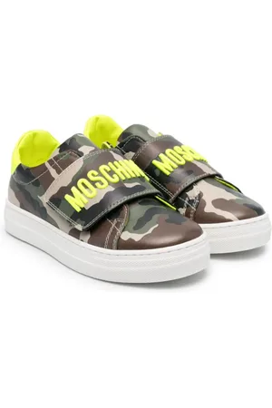 Moschino Zapatillas con motivo militar