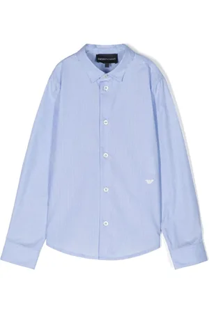 Emporio Armani Camisa con logo bordado