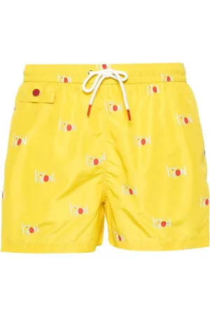 Kiton Bañador con logo estampado