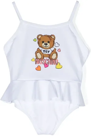 Moschino Bañador Teddy Bear con volantes