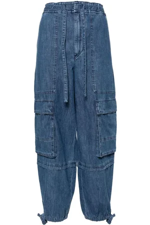 Marant Etoile Vaqueros Ivy anchos de talle alto