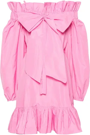 Patou Vestido corto Volume con volantes
