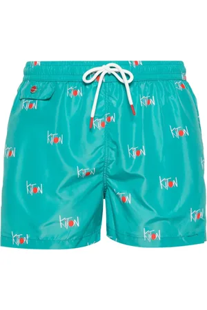 Kiton Bañador con logo estampado