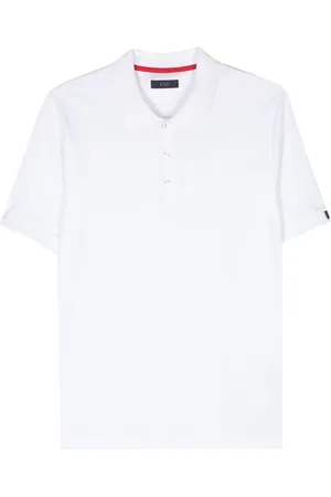 FAY Polo con parche del logo