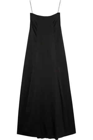 FORTE FORTE Vestido largo con acabado satinado