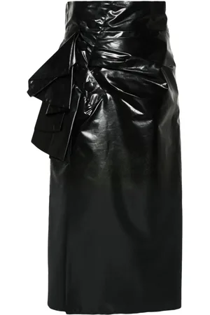 Maison Margiela Falda midi revestida