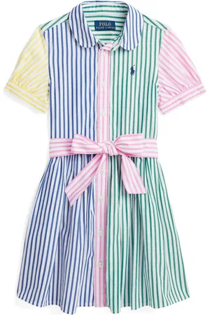 Ralph Lauren Vestido camisero a rayas