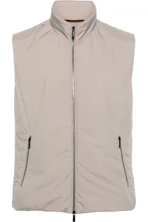 MOORER Chaleco acolchado con cremallera