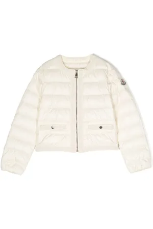 Moncler Plumífero con ribete de bouclé