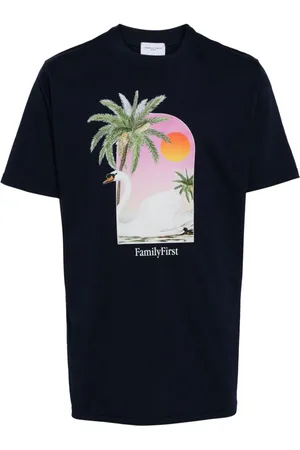 Family First Camiseta con estampado Swan
