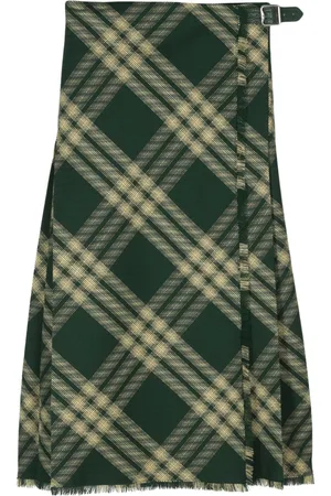 Burberry Falda con detalle plisado