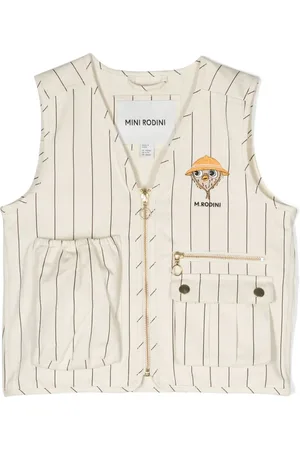 Mini Rodini Top sin mangas con logo bordado