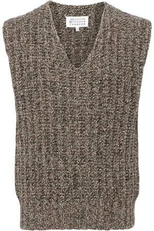 Maison Margiela Chaleco con cuello en V