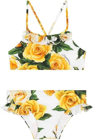 Dolce & Gabbana Bikini con rosa estampado