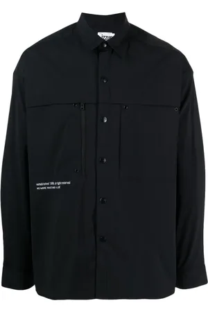 Izzue Camisa con eslogan bordado