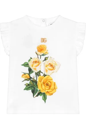 Dolce & Gabbana Camiseta con motivo de rosas
