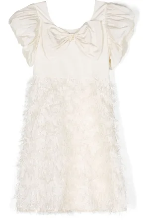MISS BLUMARINE Vestido acampanado con lazo