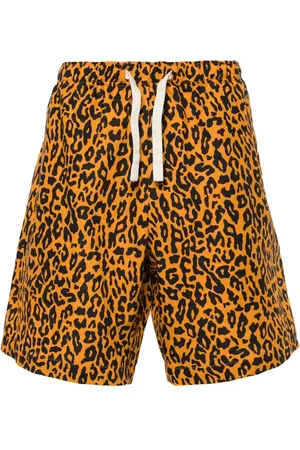 Palm Angels Bermudas con estampado de leopardo
