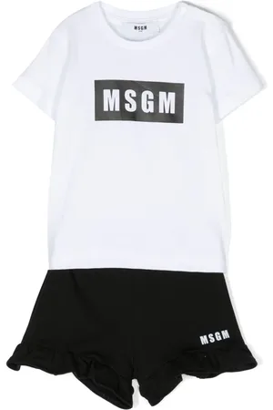 Msgm Conjunto con logo estampado