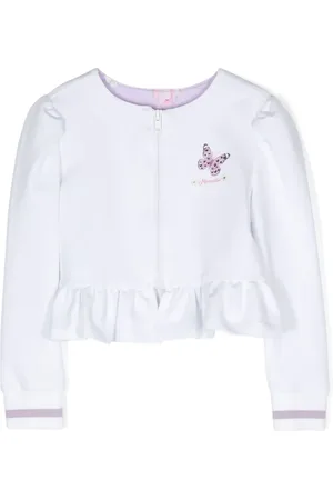 MONNALISA Sudadera con detalles de cristal