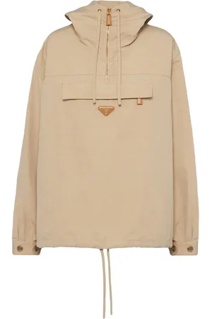 Prada Cortavientos con logo triangular