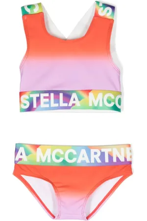 Stella McCartney Bikini con banda y logo