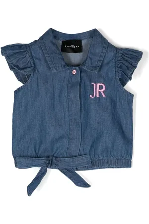 John Richmond Camisa con logo bordado