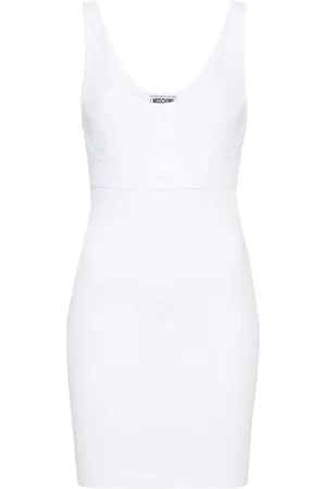 Moschino Vestido corto con cuello redondo