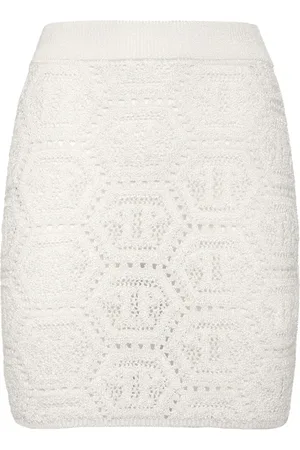 Philipp Plein Minifalda con monograma
