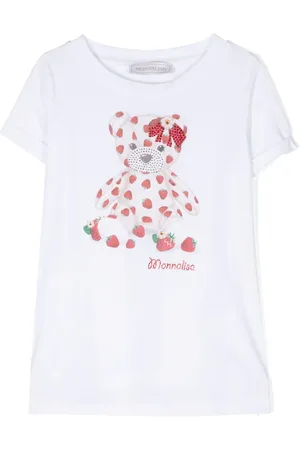 MONNALISA Camiseta con estampado de oso