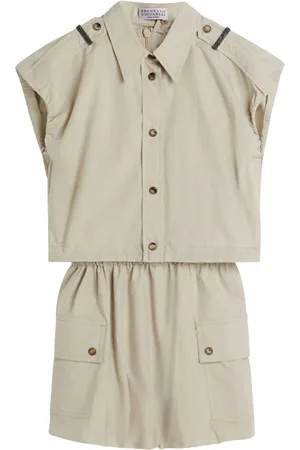 Brunello Cucinelli Vestido a capas