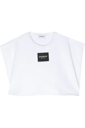 Dondup Top corto con parche del logo