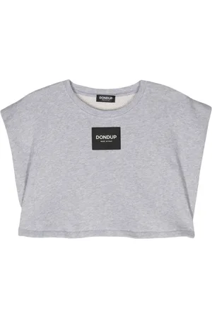 Dondup Top corto con parche del logo