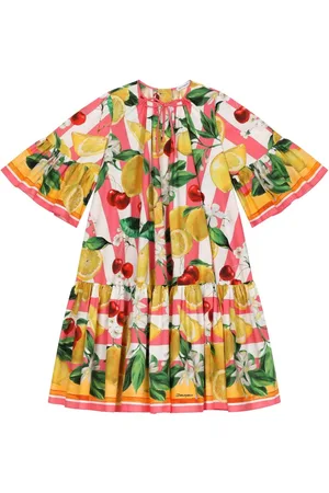 Dolce & Gabbana Vestido Italian Holiday de manga acampanada