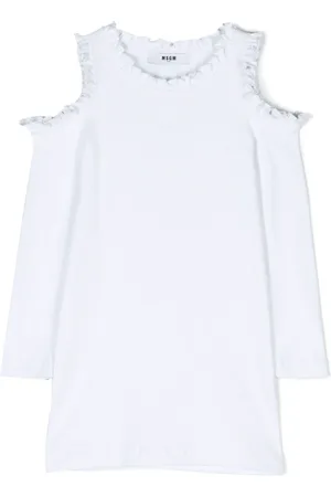 Msgm Camiseta con detalle de volantes