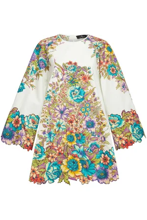Etro Vestido corto con estampado floral