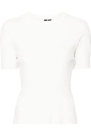 Y-3 Camiseta con detalle de costuras