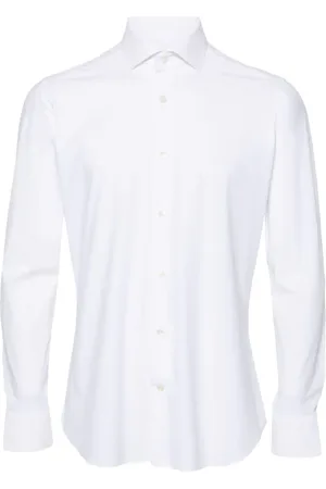 Tintoria Mattei Camisa con cuello italiano
