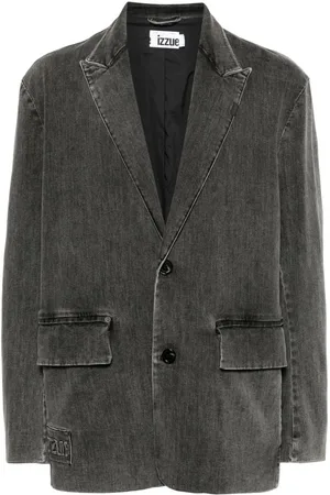 Izzue Blazer vaquero con solapas de pico