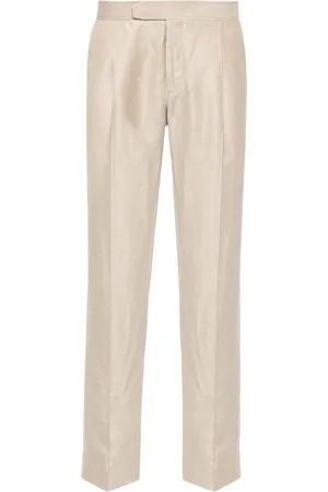 BRIONI Pantalones ajustados de talle medio