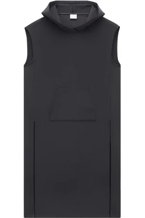 Courrèges Vestido midi Cocoon con capucha