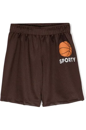 Mini Rodini Pantalones cortos de chándal con logo estampado