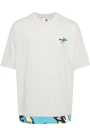 A Bathing Ape Camiseta con logo bordado