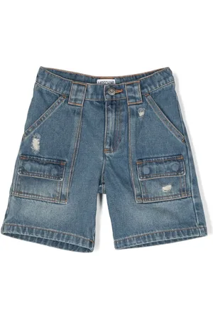 Moschino Bermudas vaqueras con efecto envejecido