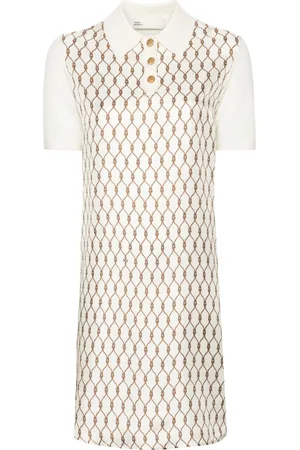 Tory Burch Vestido de punto con estampado Knot