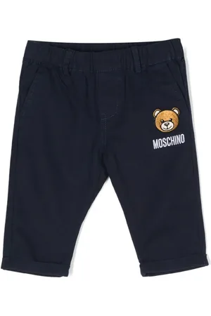 Moschino Pantalones ajustados con aplique Leo Teddy